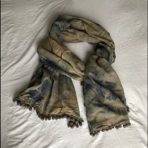 Tie dye scarf